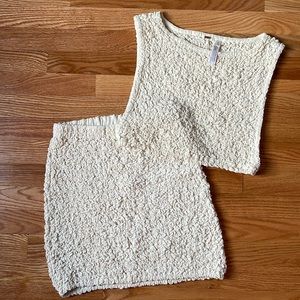 Free People Apple of My Eye Set - Ivory - Size Small
